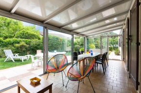 BRIGHT House with VERANDA and GARDEN